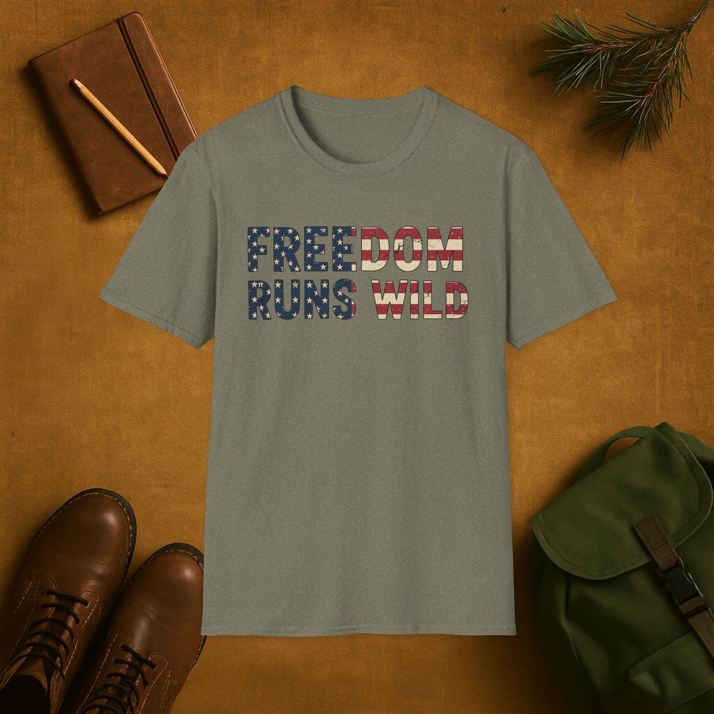 Freedom Runs Wild T-Shirt
