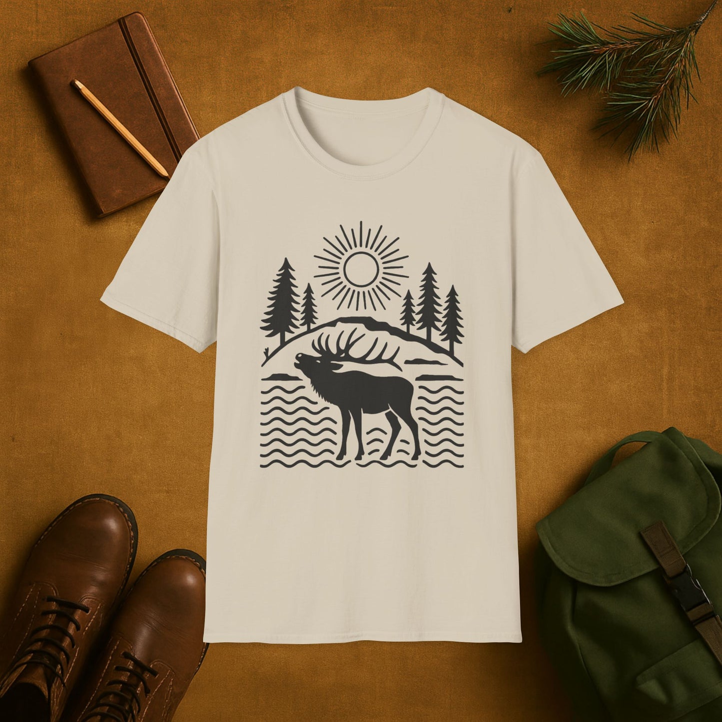 Elk Wildlines T-Shirt