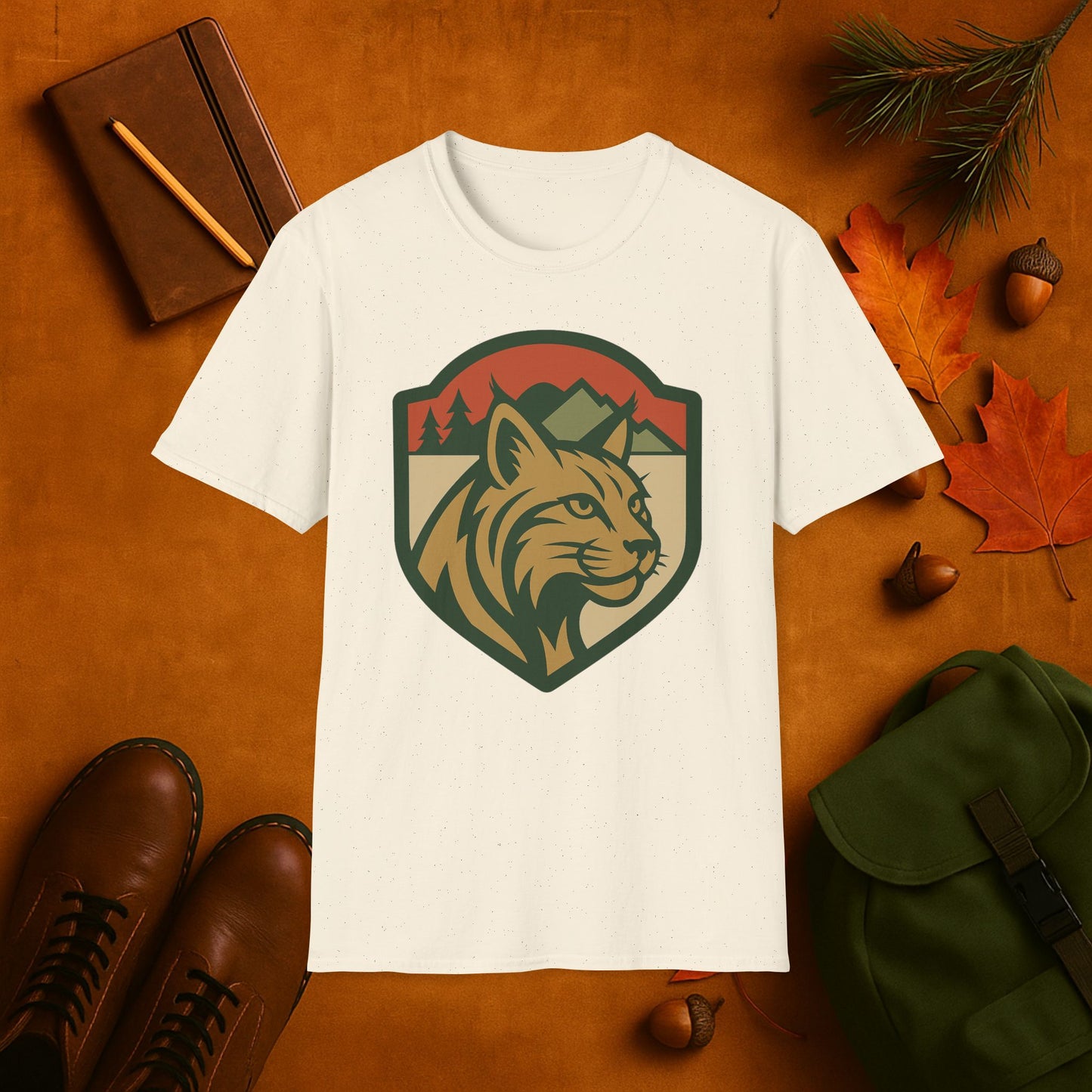 Lynx Fall Badge T-Shirt