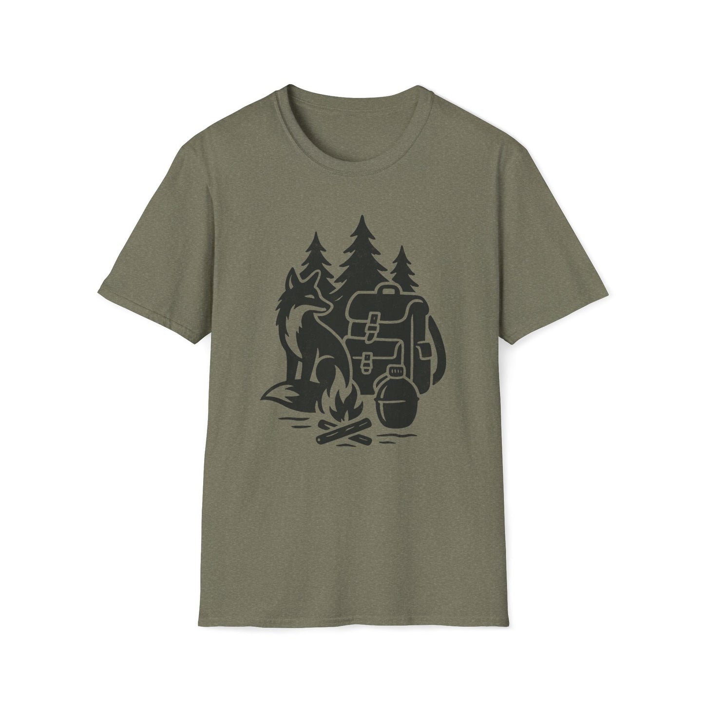 Fox Campfire Survival Adventure T-Shirt