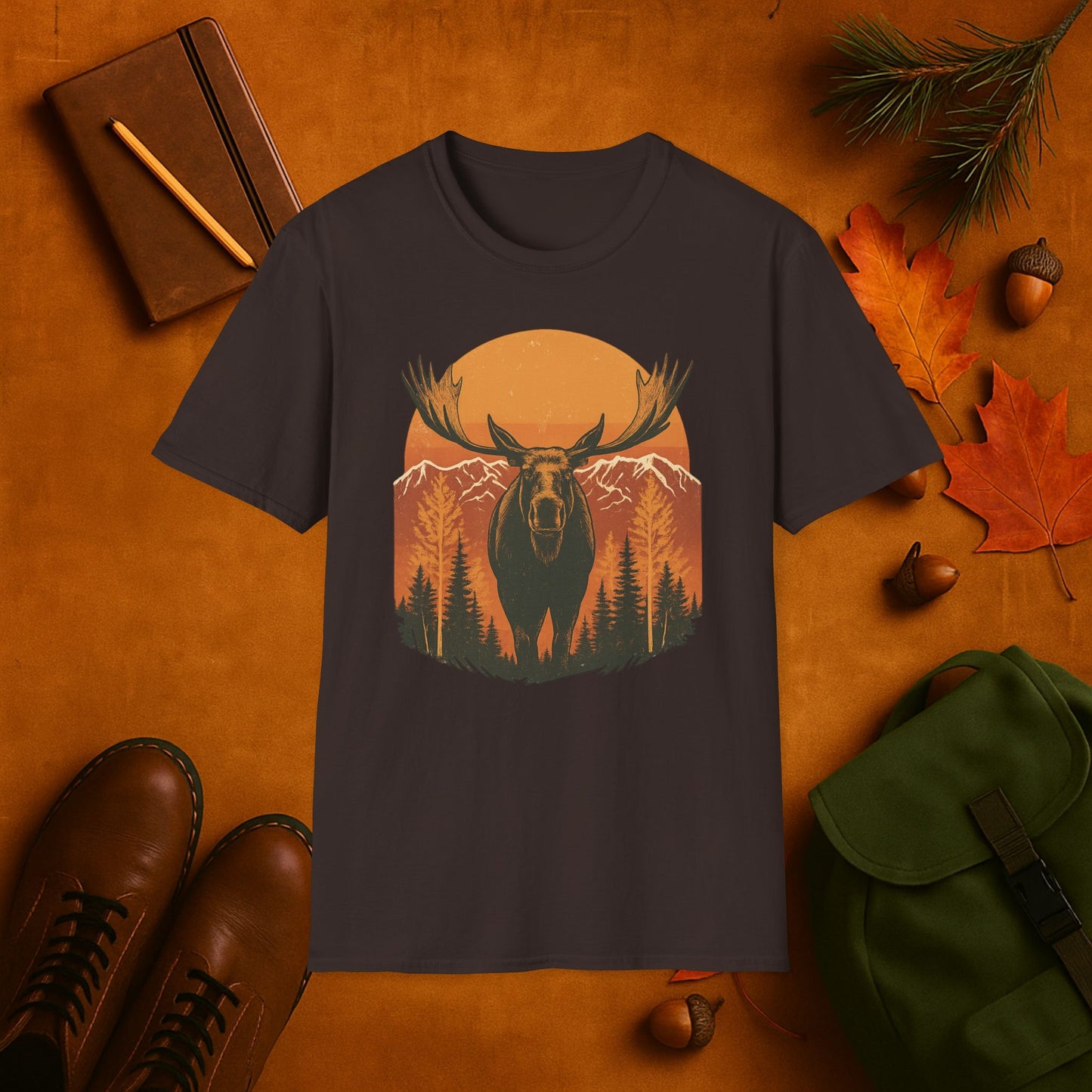 Moose Harvest Moon T-Shirt