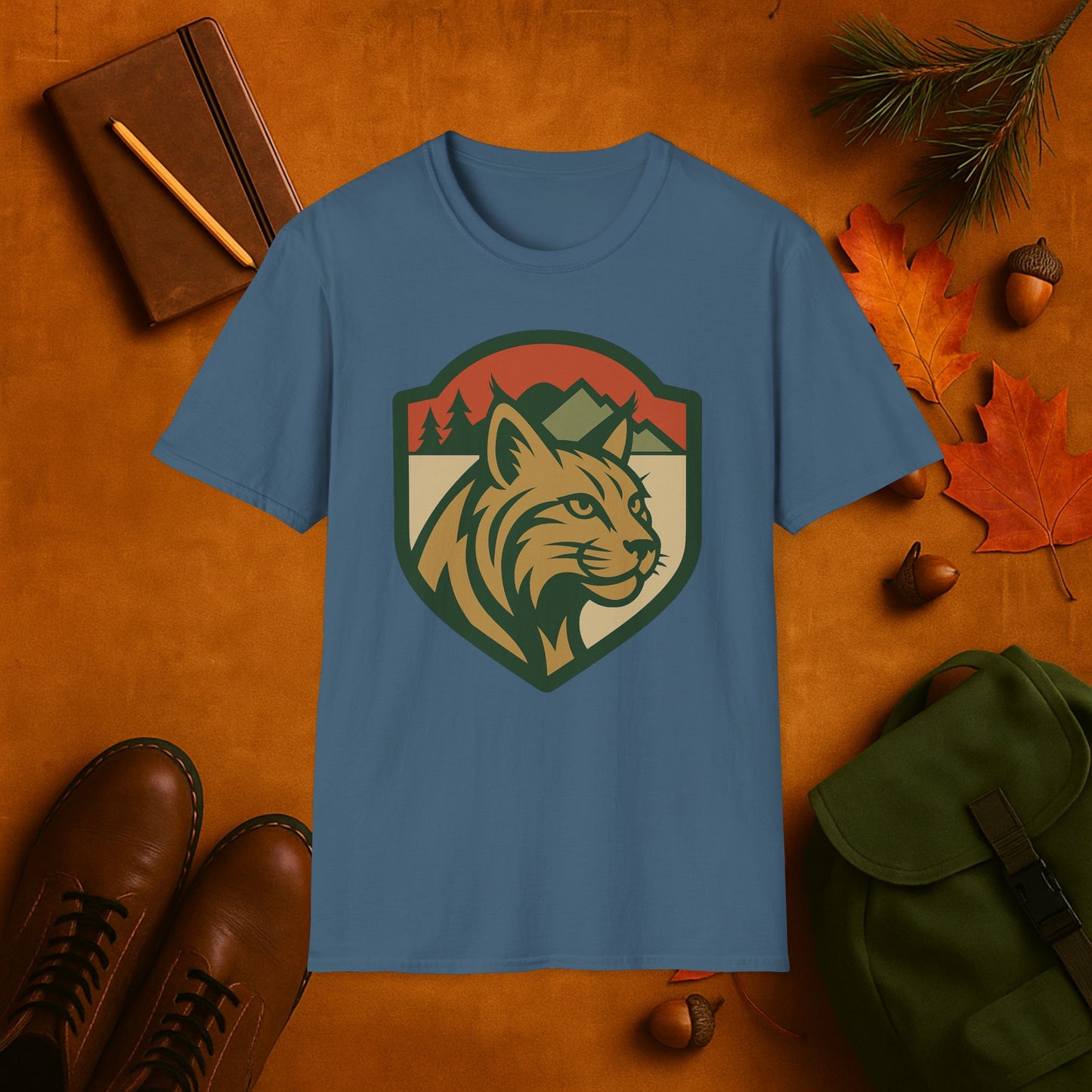 Lynx Fall Badge T-Shirt