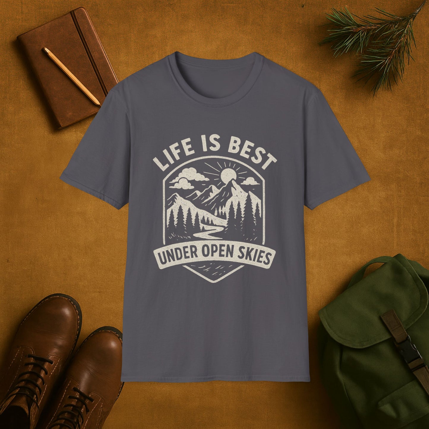Life Is Best Under Open Skies T-Shirt
