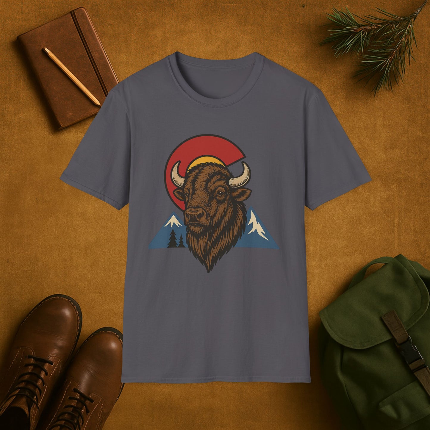 Colorado Wilderness Bison T-shirt