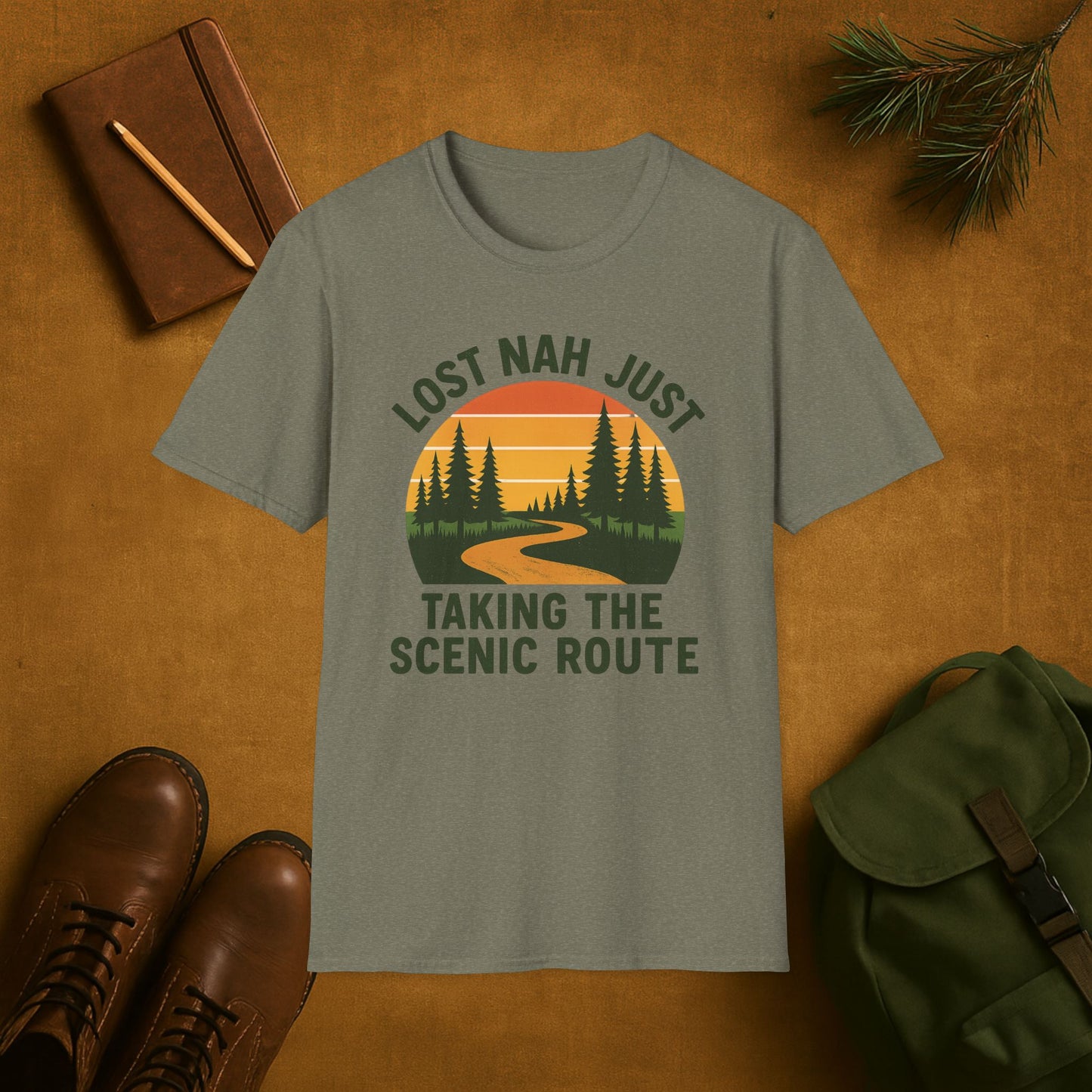 Lost Nah Just Taking the Scenic Route T-Shirt