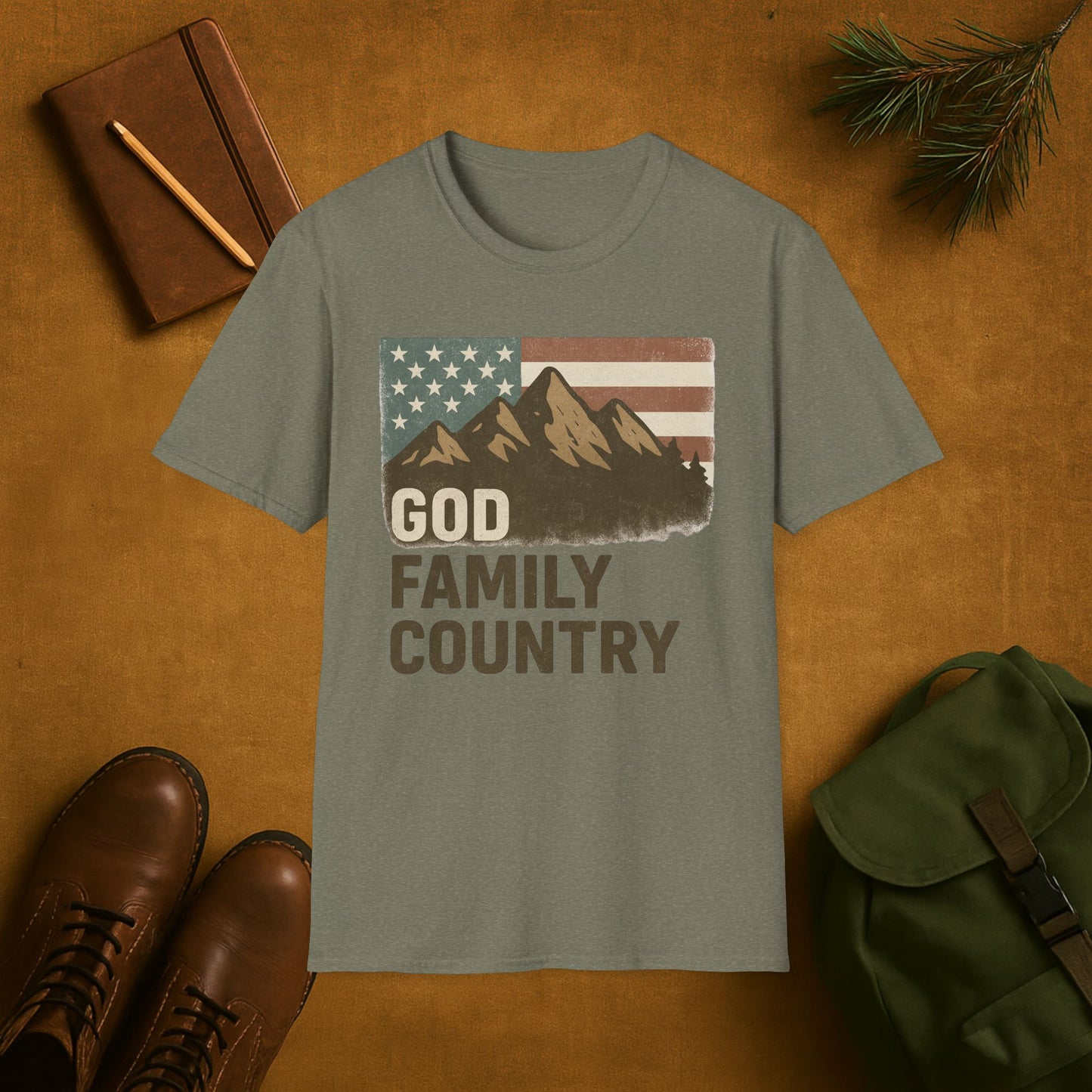 God Family Country T-Shirt