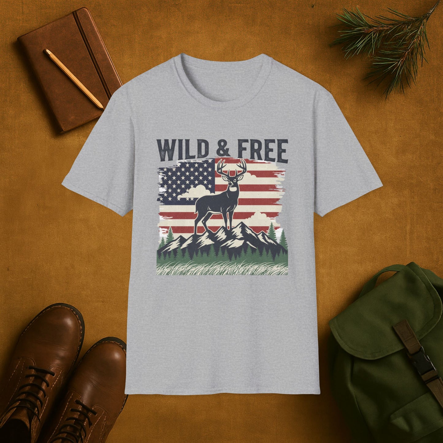 Wild And Free Buck T-Shirt