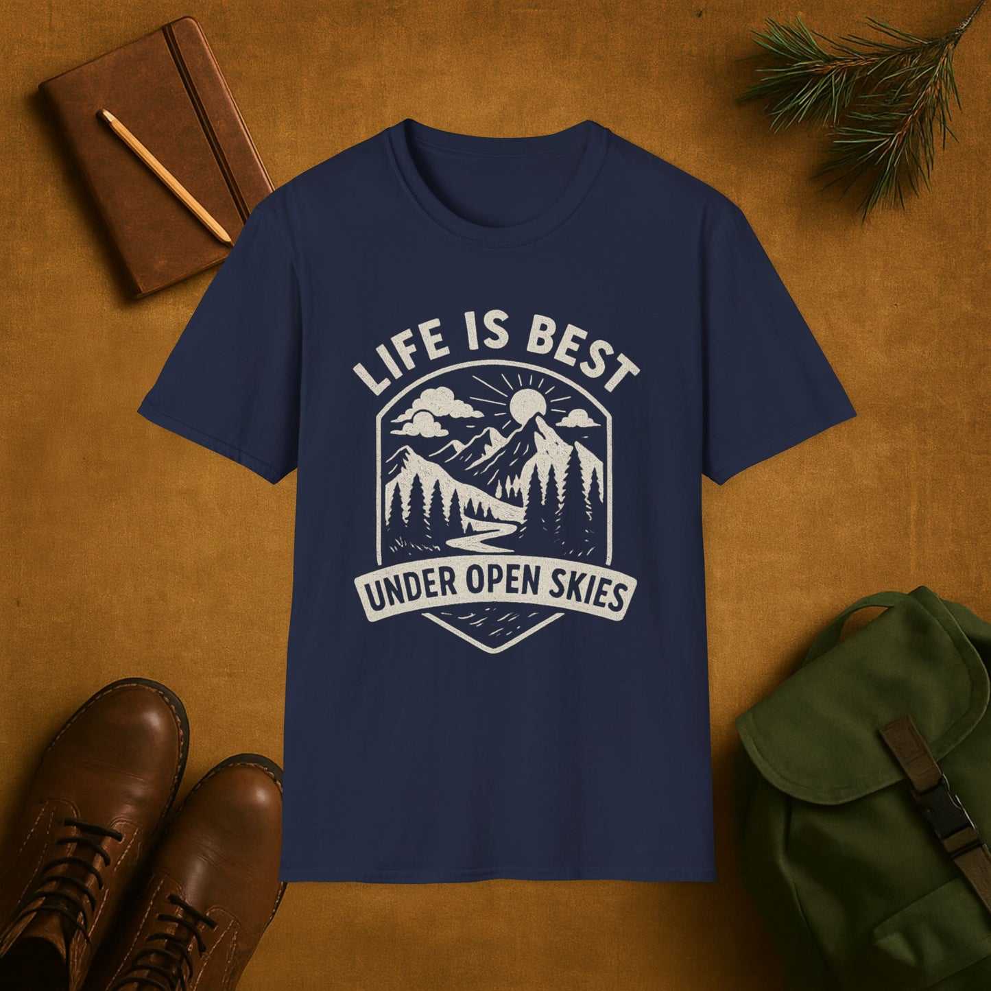 Life Is Best Under Open Skies T-Shirt