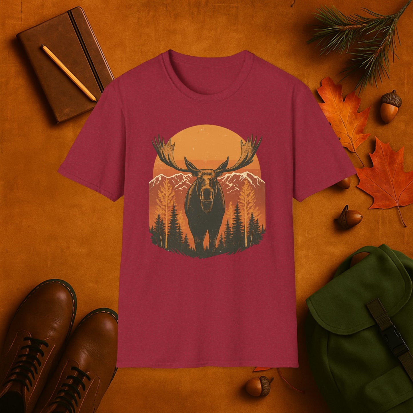 Moose Harvest Moon T-Shirt