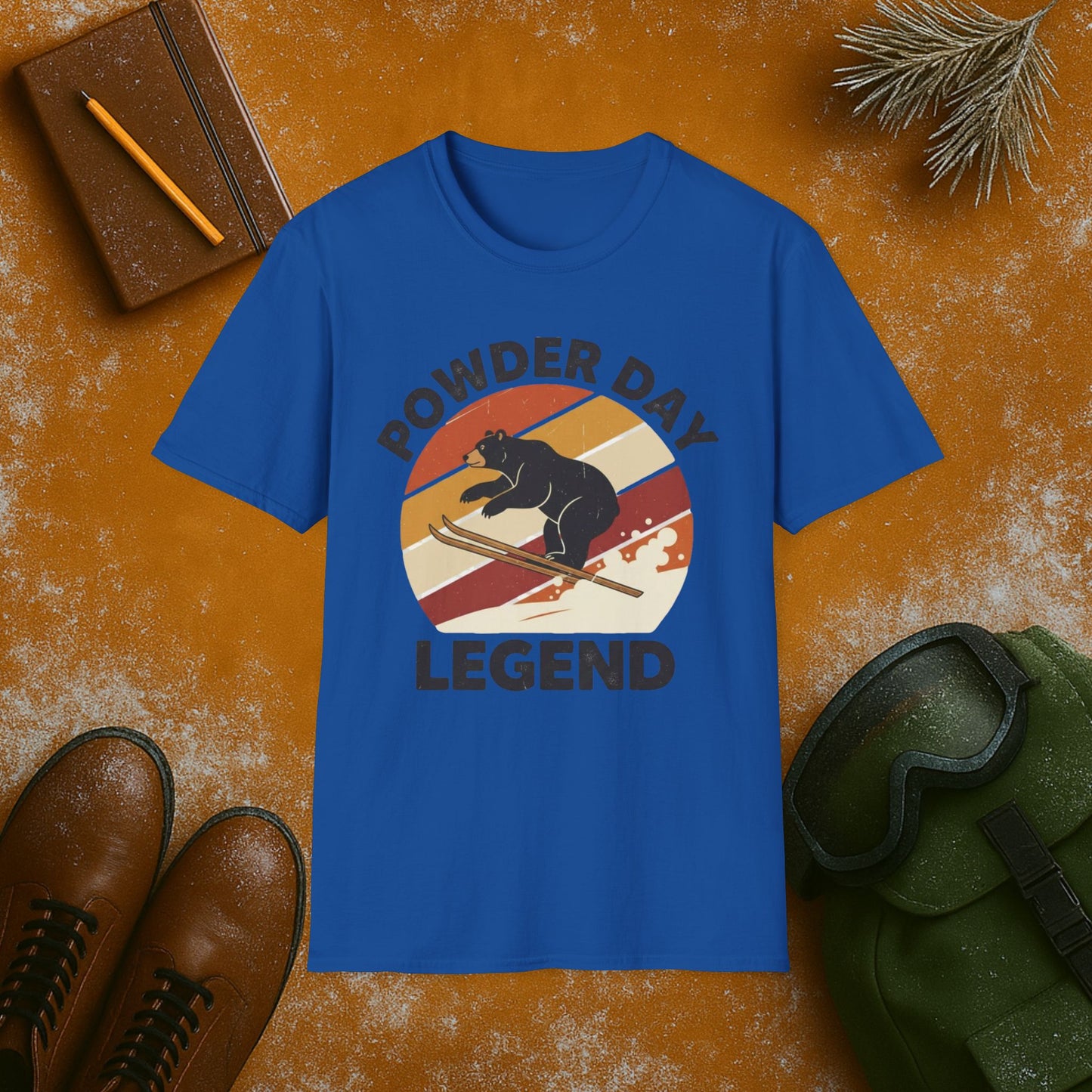 Powder Day Legend Black Bear T-Shirt