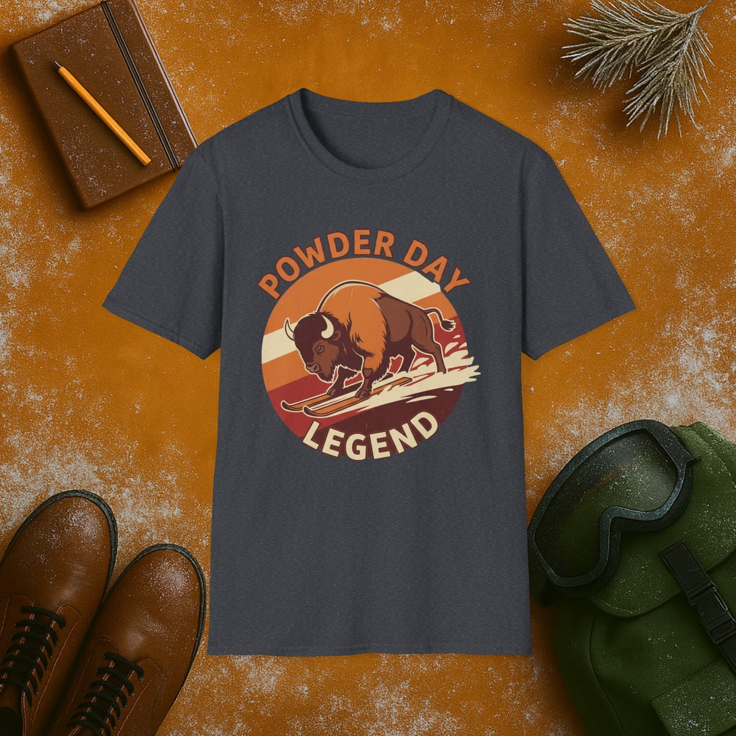Powder Day Legend Buffalo T-Shirt