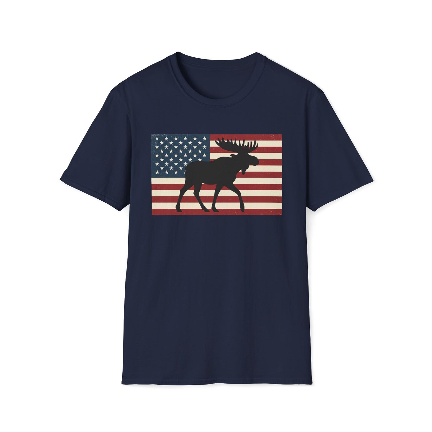 Old Glory Moose T-Shirt