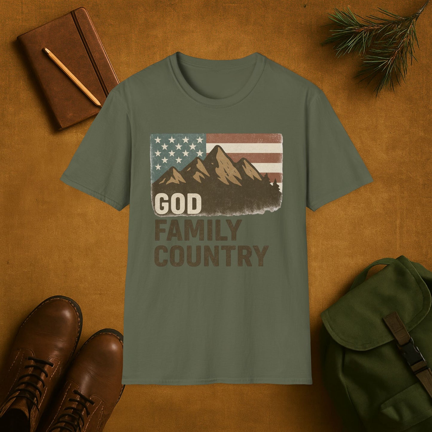 God Family Country T-Shirt