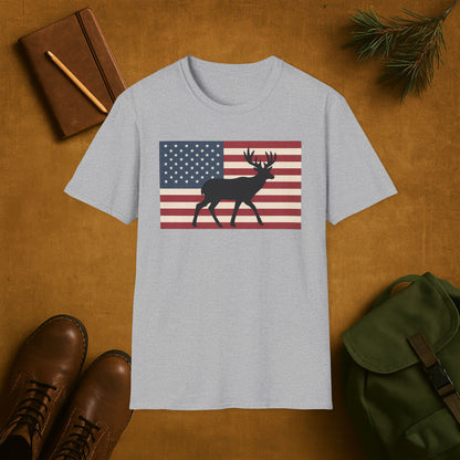 Old Glory Buck T-Shirt