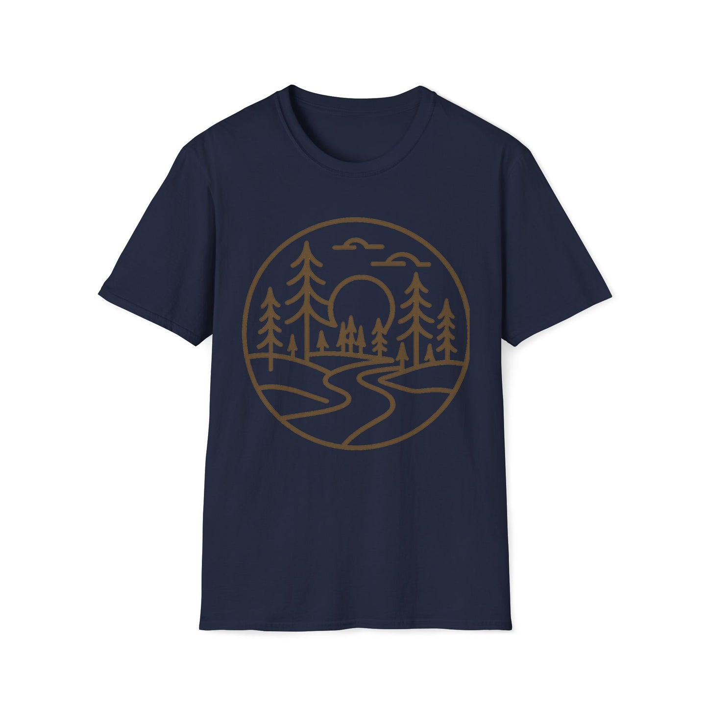Sunset Pines Minimalist T-Shirt