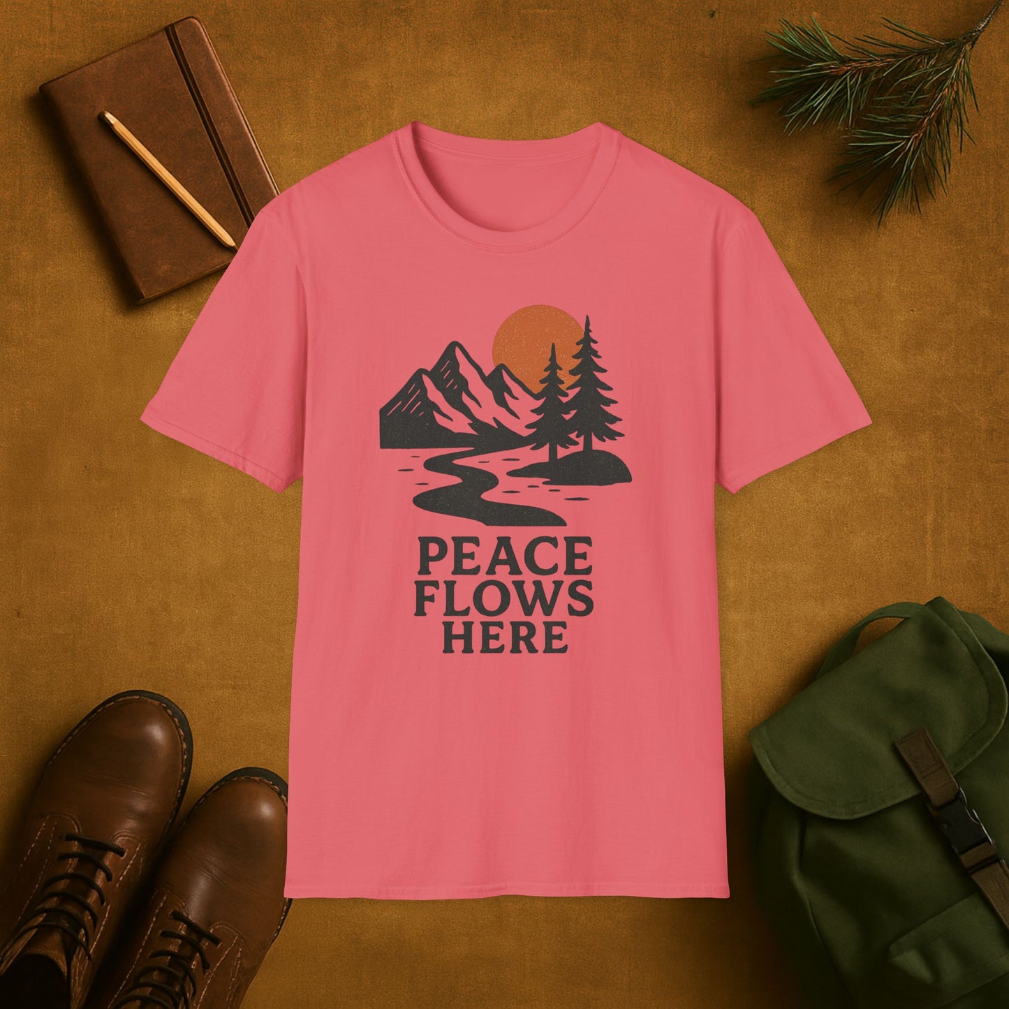 Peace Flows Here T-Shirt
