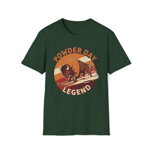 Powder Day Legend Buffalo T-Shirt