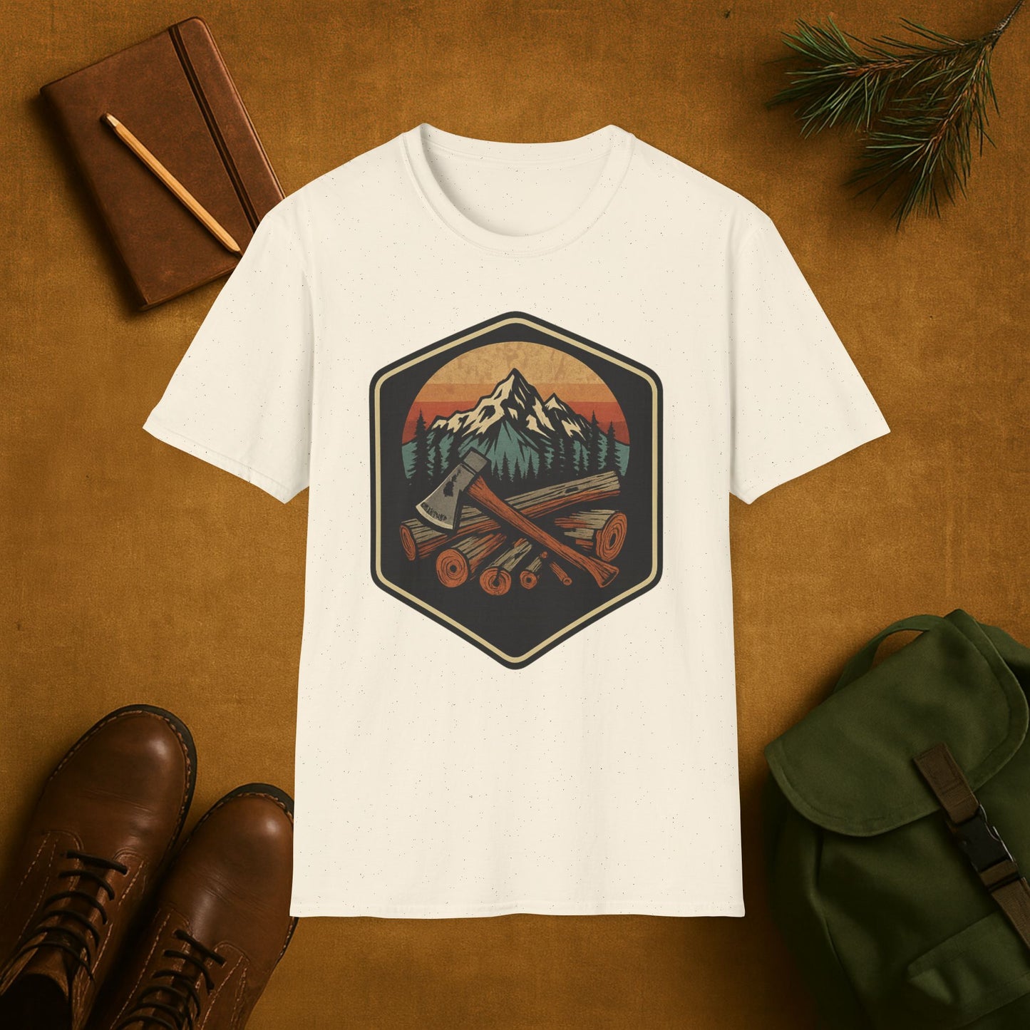 Mountain Logging Axe T-Shirt