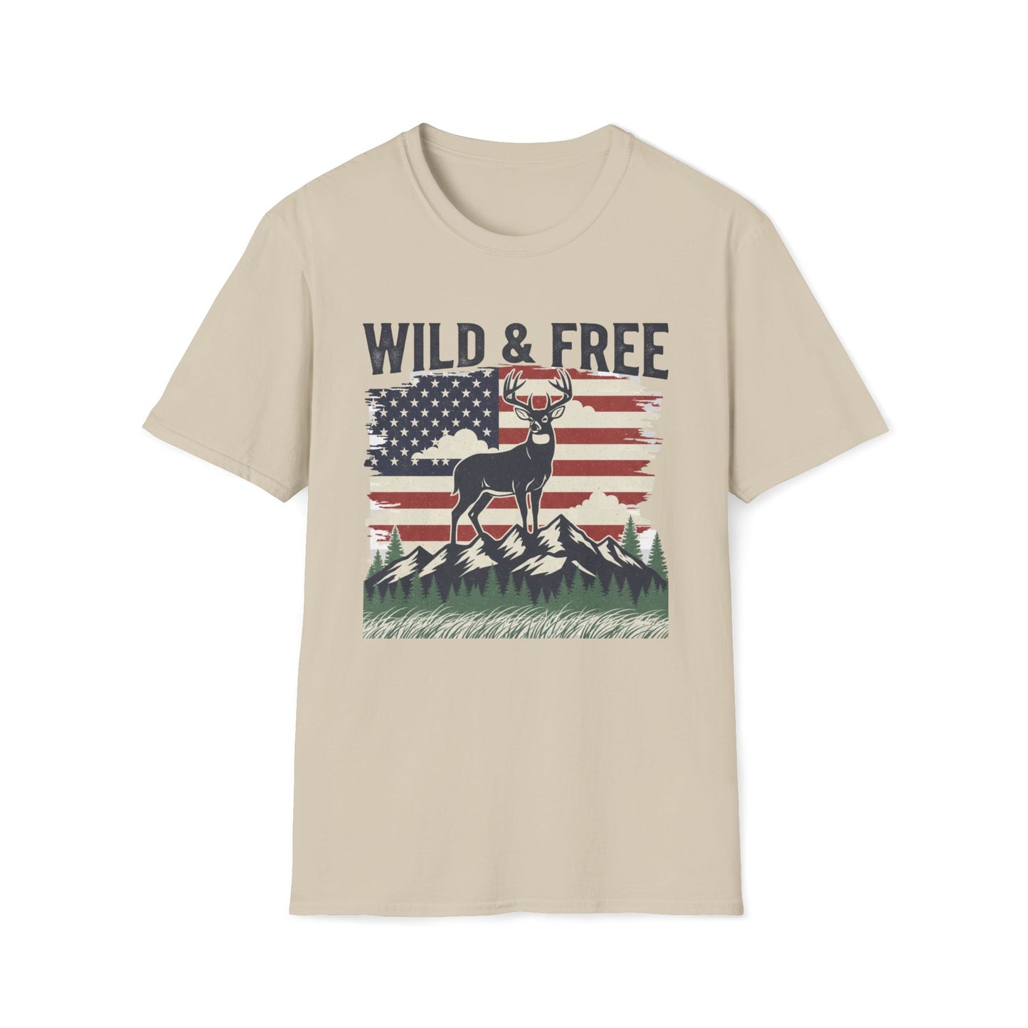 Wild And Free Buck T-Shirt