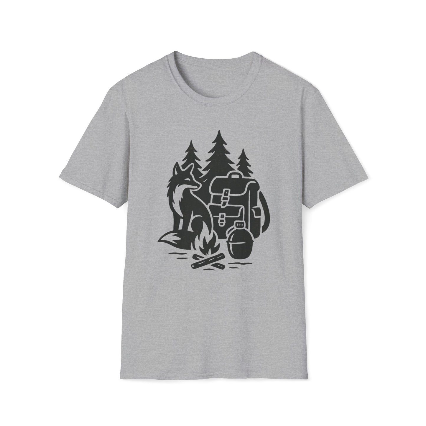 Fox Campfire Survival Adventure T-Shirt