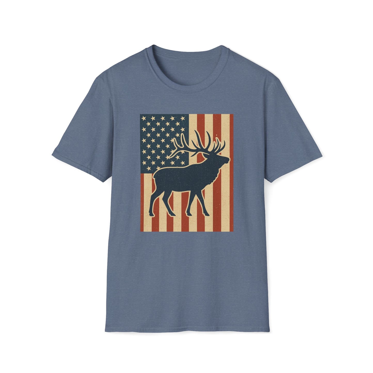 Old Glory Elk T-Shirt