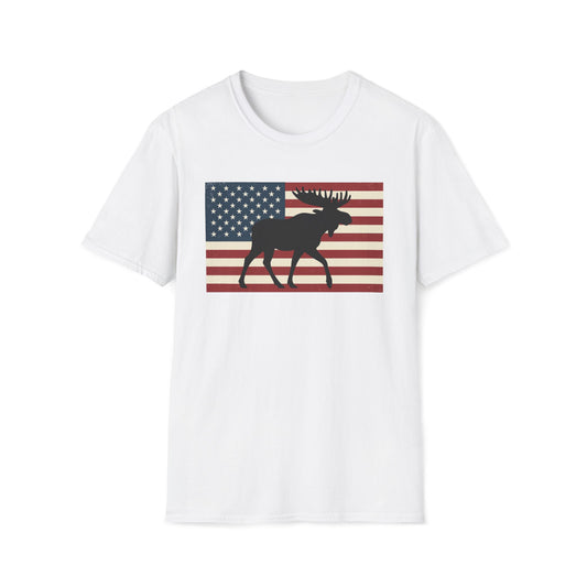 Old Glory Moose T-Shirt