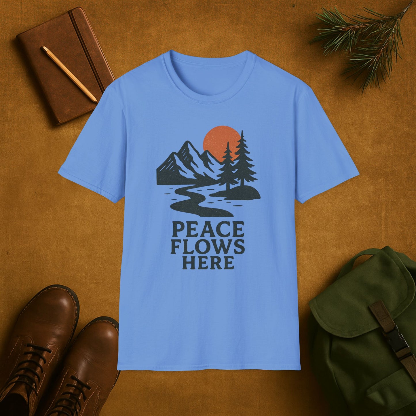 Peace Flows Here T-Shirt
