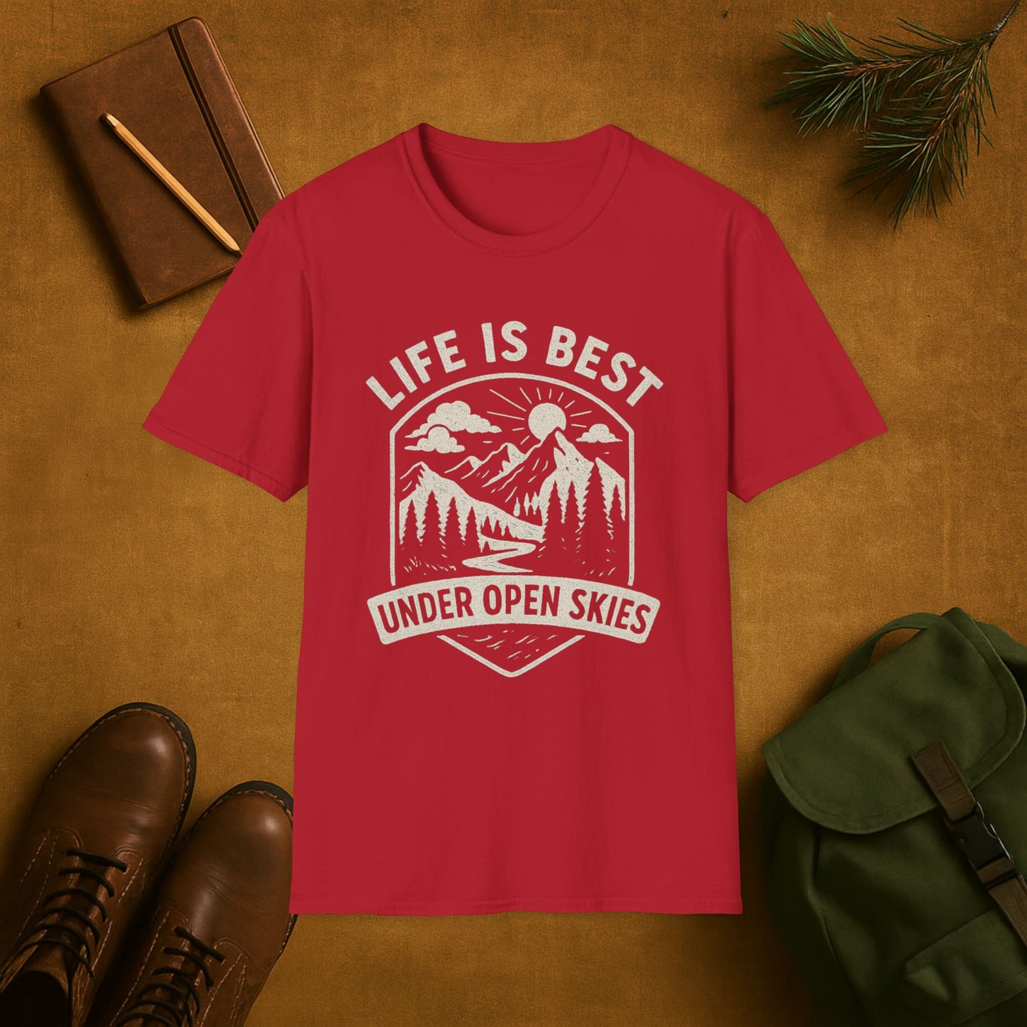 Life Is Best Under Open Skies T-Shirt