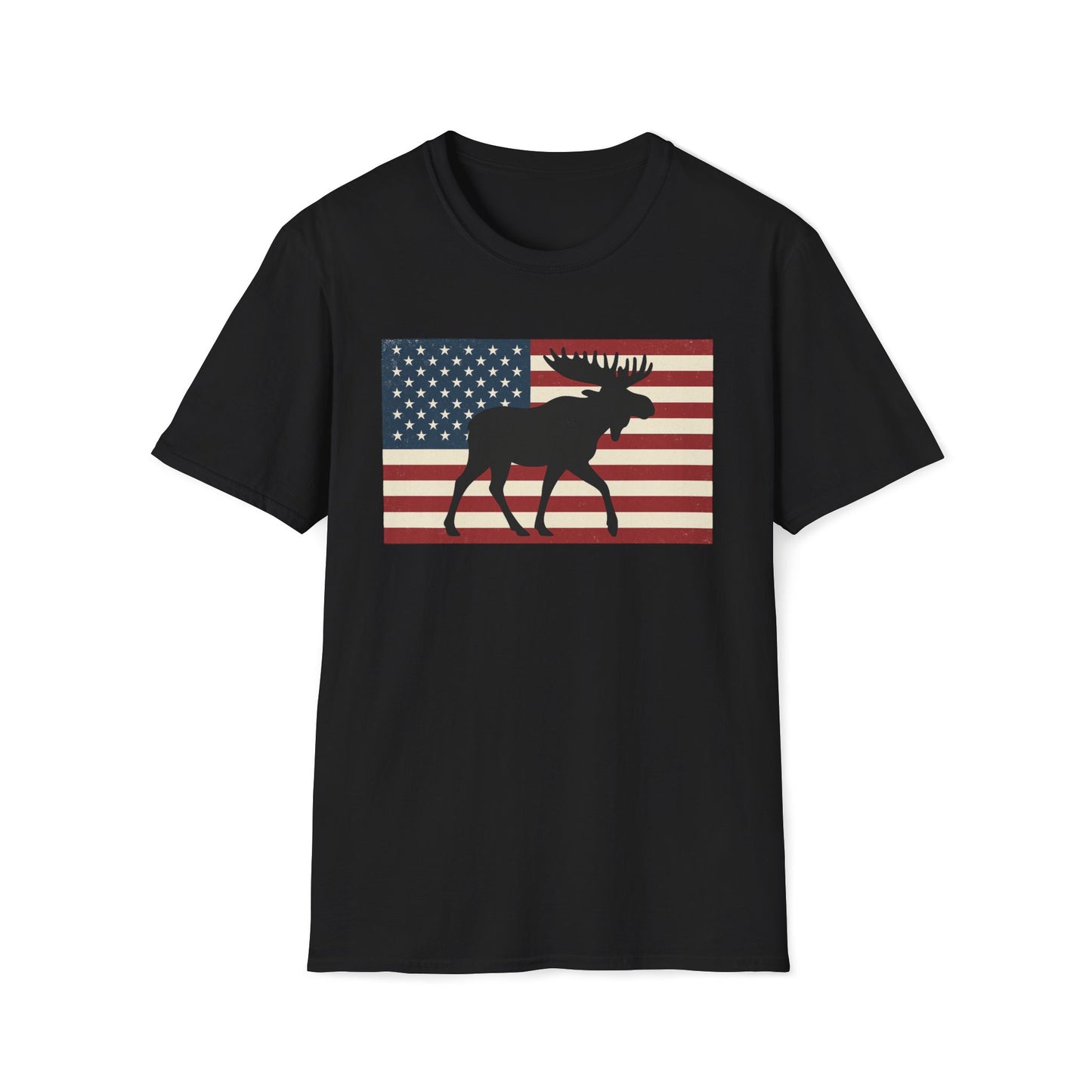 Old Glory Moose T-Shirt