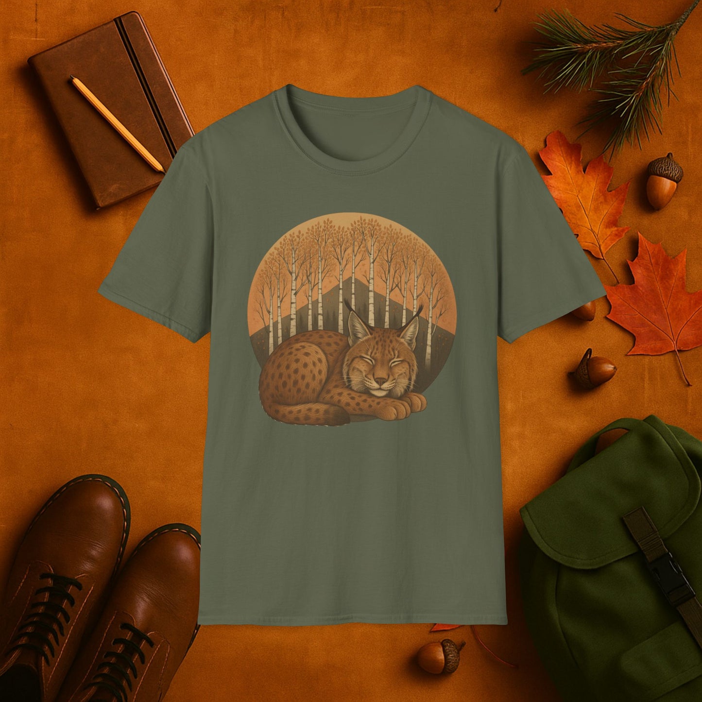 Sleepy Lynx Fall Aspens T-Shirt
