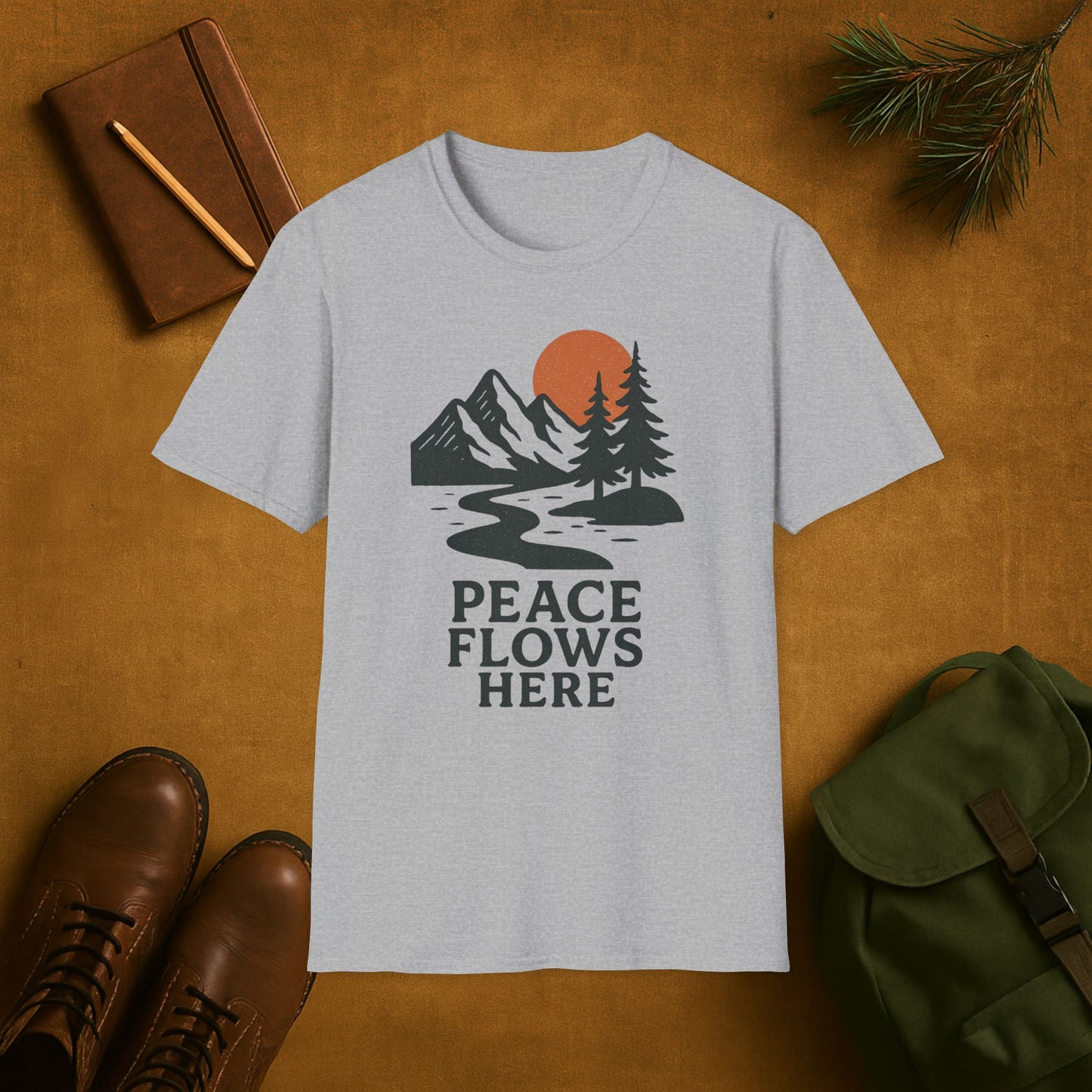 Peace Flows Here T-Shirt