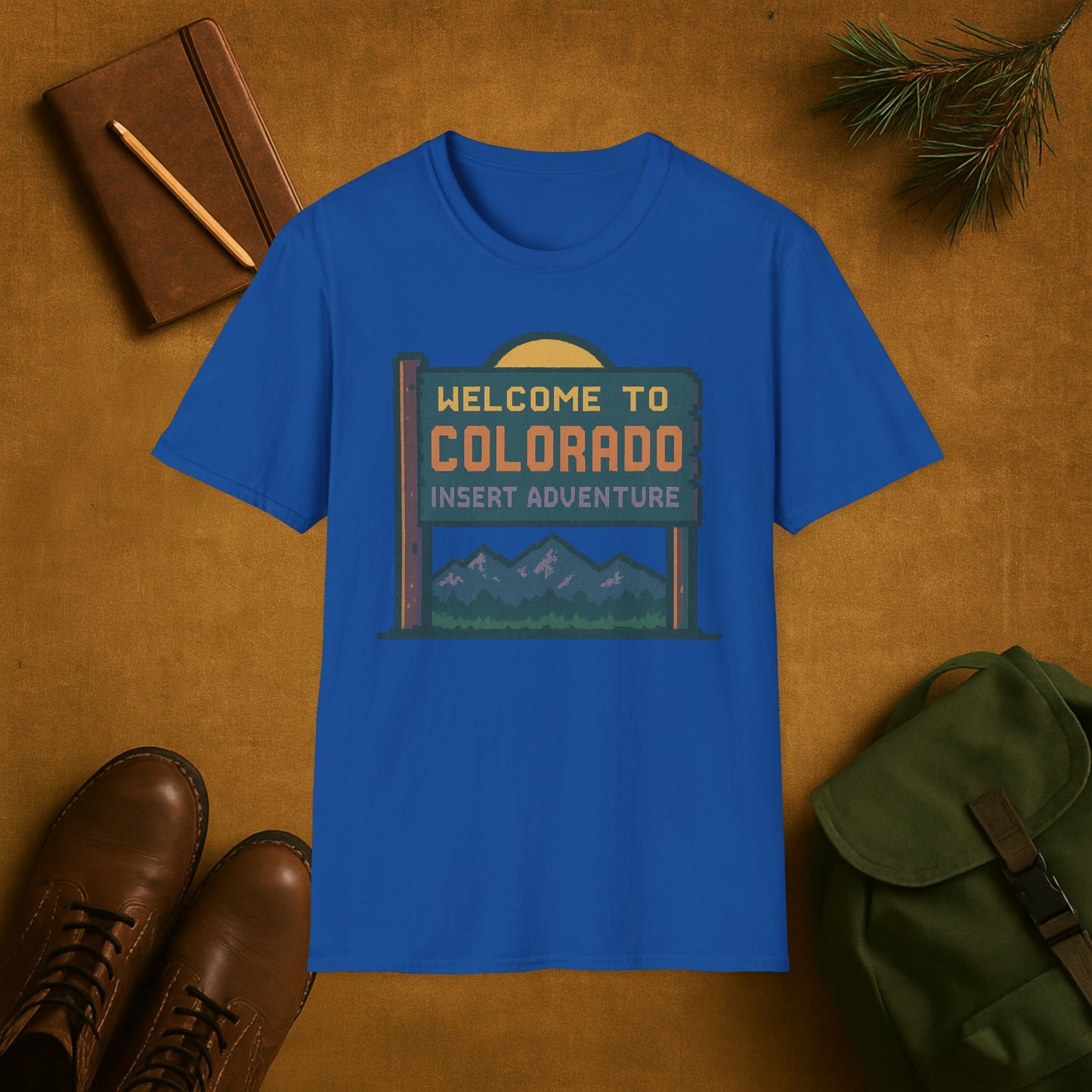 Welcome to Colorado Insert Adventure T-Shirt