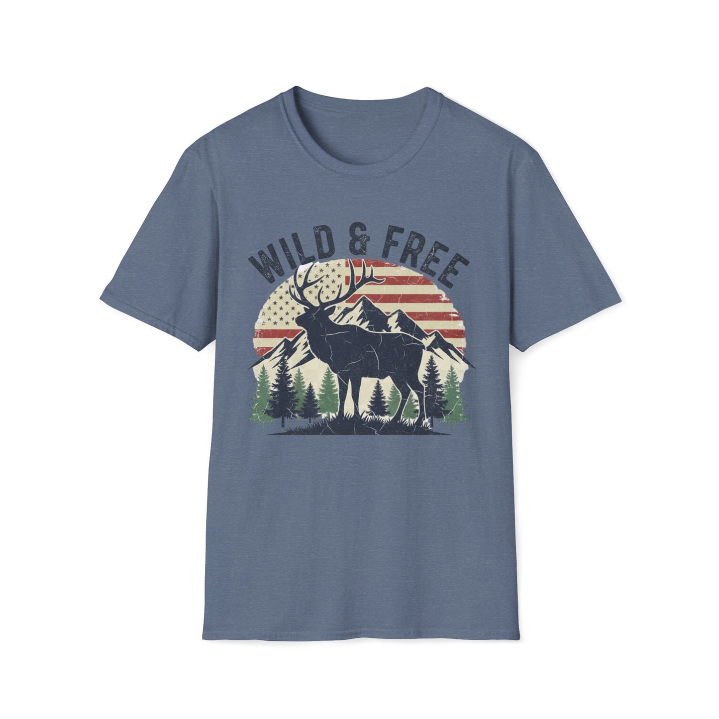 Wild And Free Elk T-Shirt