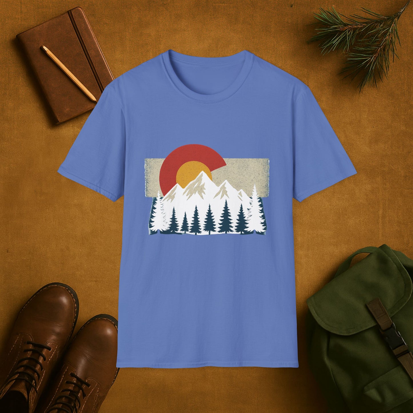 Colorado Flag Mountain T-Shirt