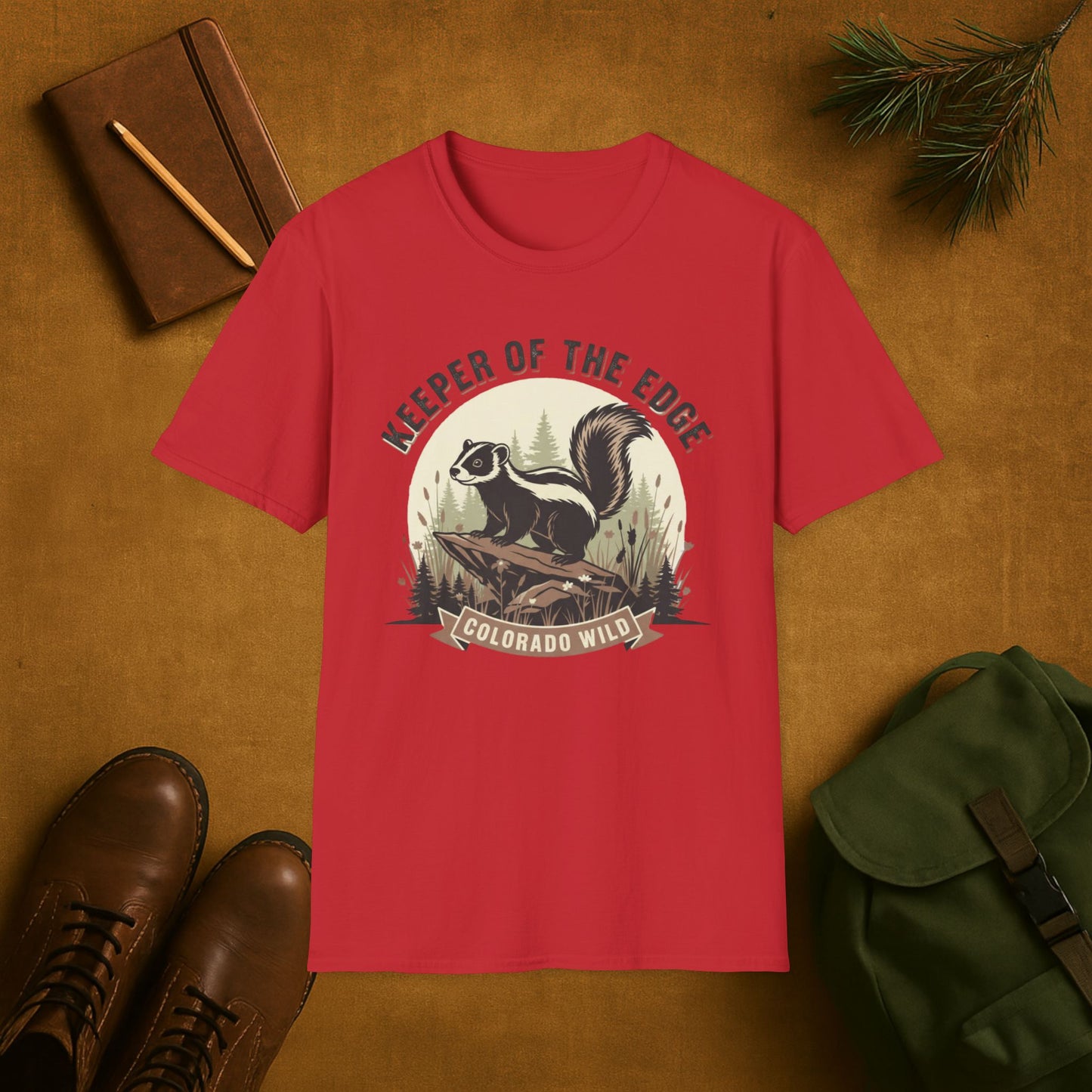 Keeper of the Edge Colorado Wild Skunk T-Shirt