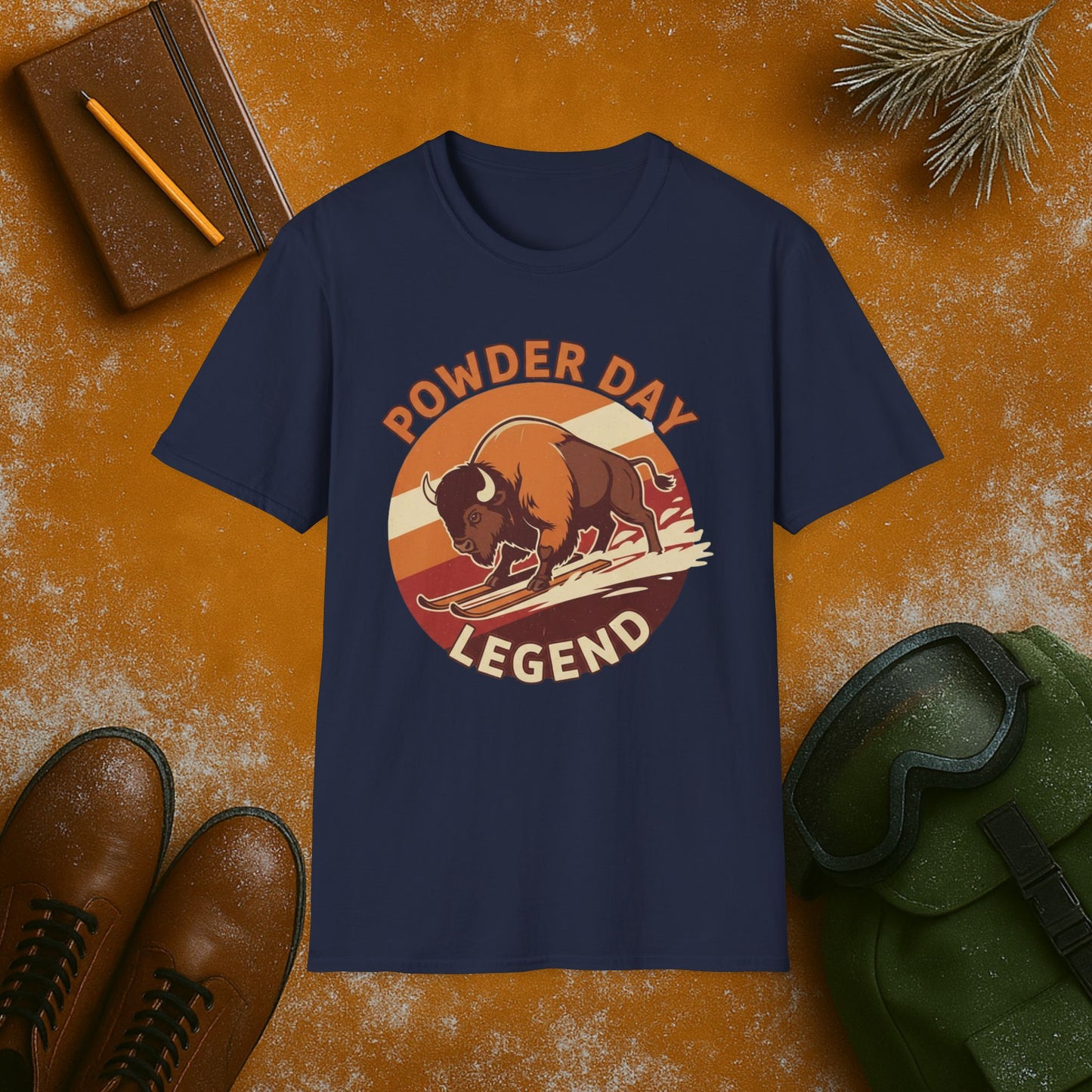 Powder Day Legend Buffalo T-Shirt
