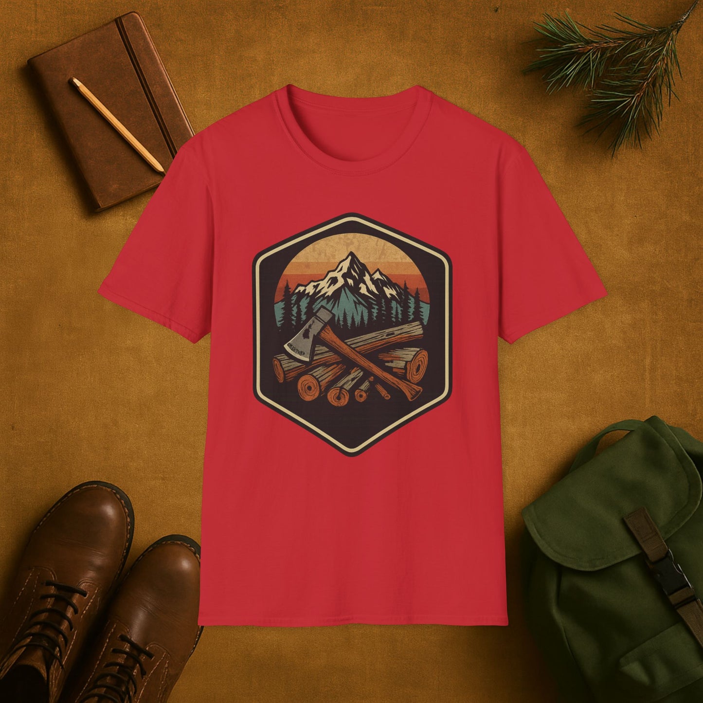 Mountain Logging Axe T-Shirt