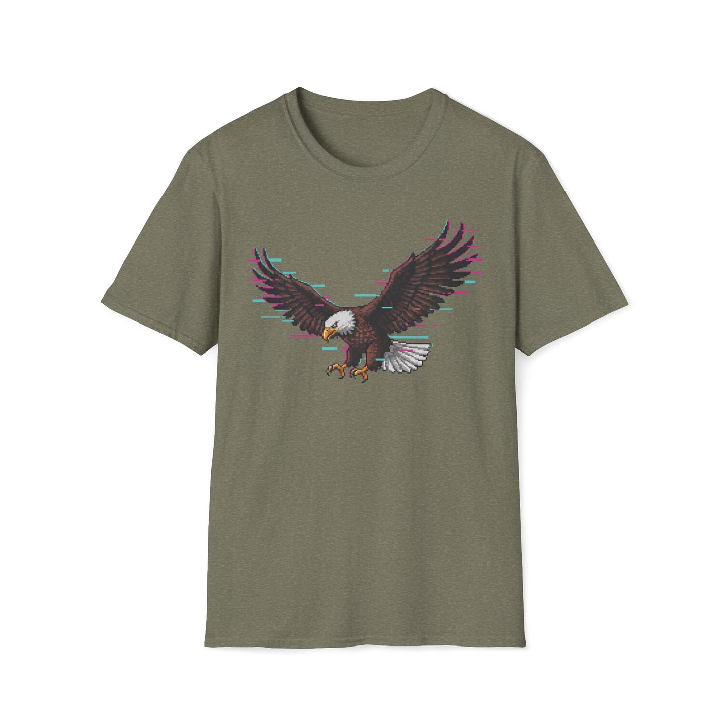 8-Bit Sky Level Eagle T-Shirt