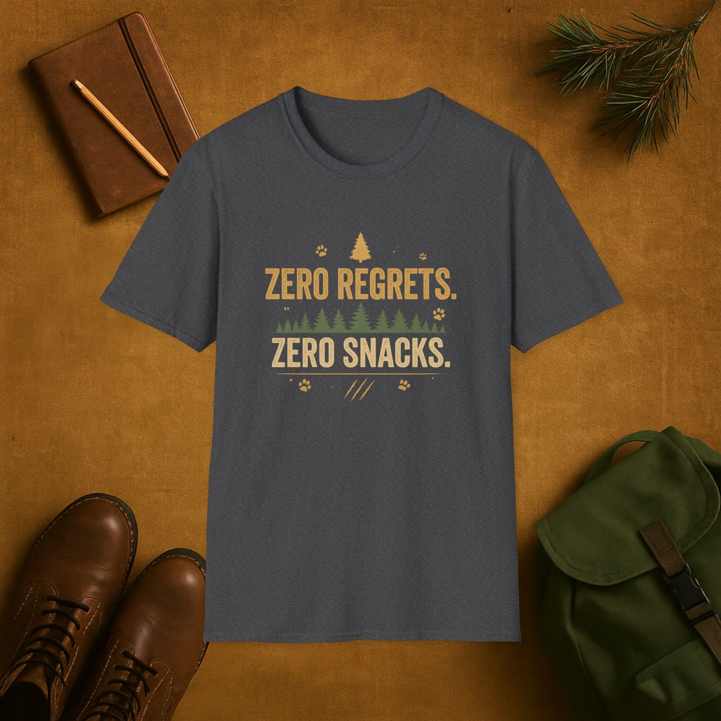 Zero Regrets Zero Snacks T-Shirt