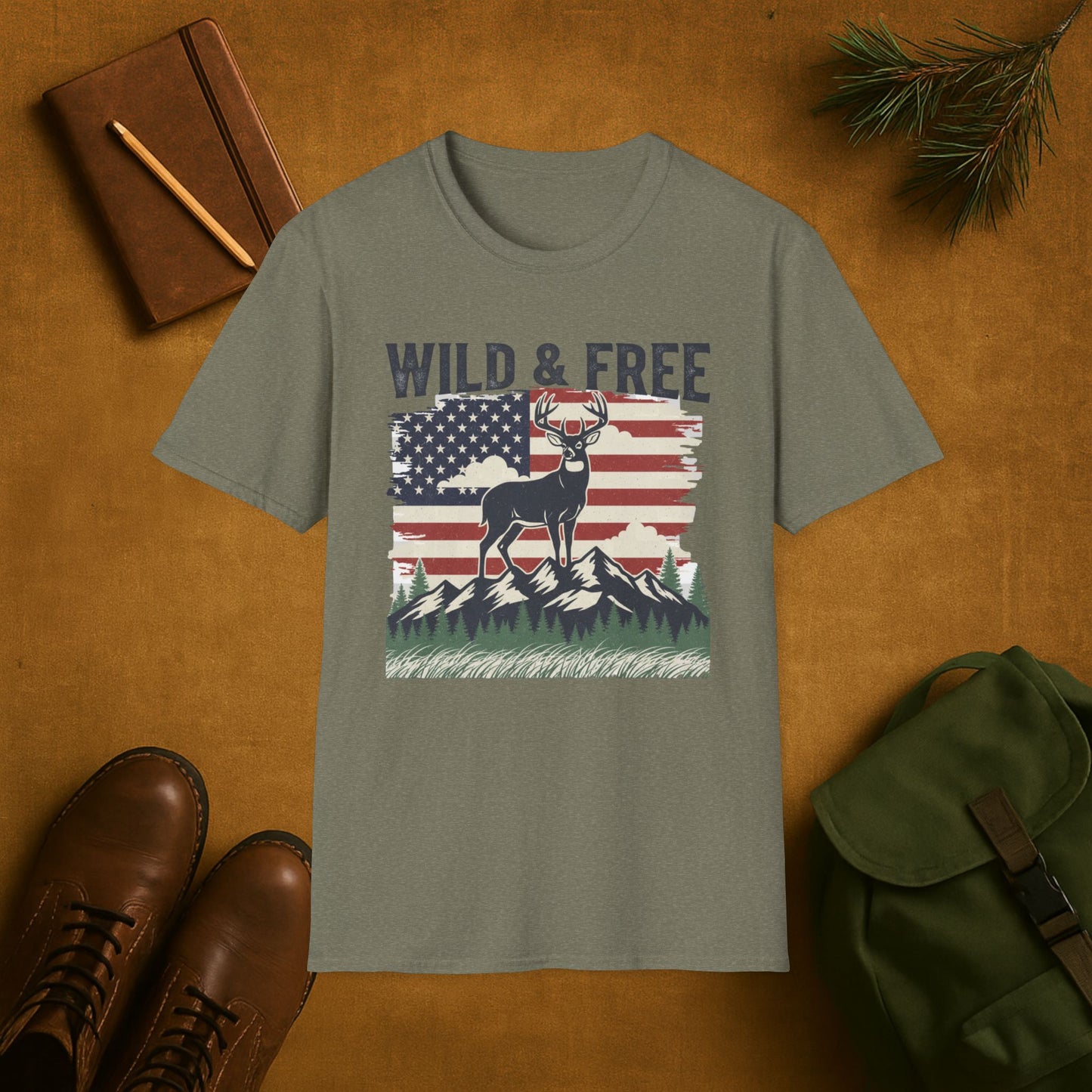 Wild And Free Buck T-Shirt