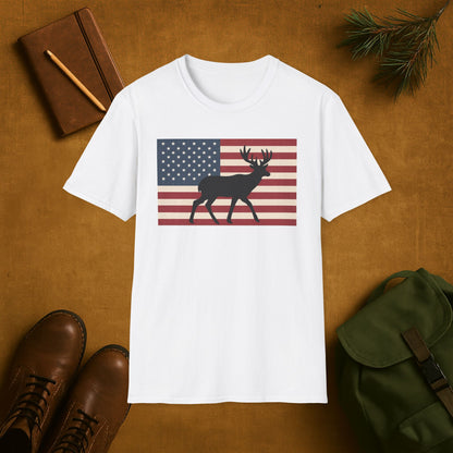 Old Glory Buck T-Shirt