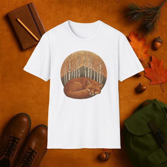 Sleepy Fox Fall Aspens T-Shirt