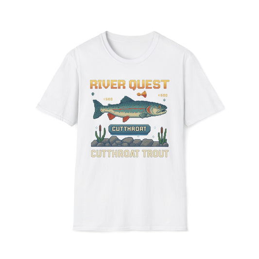 8-Bit Cutthroat Trout River Quest T-Shirt