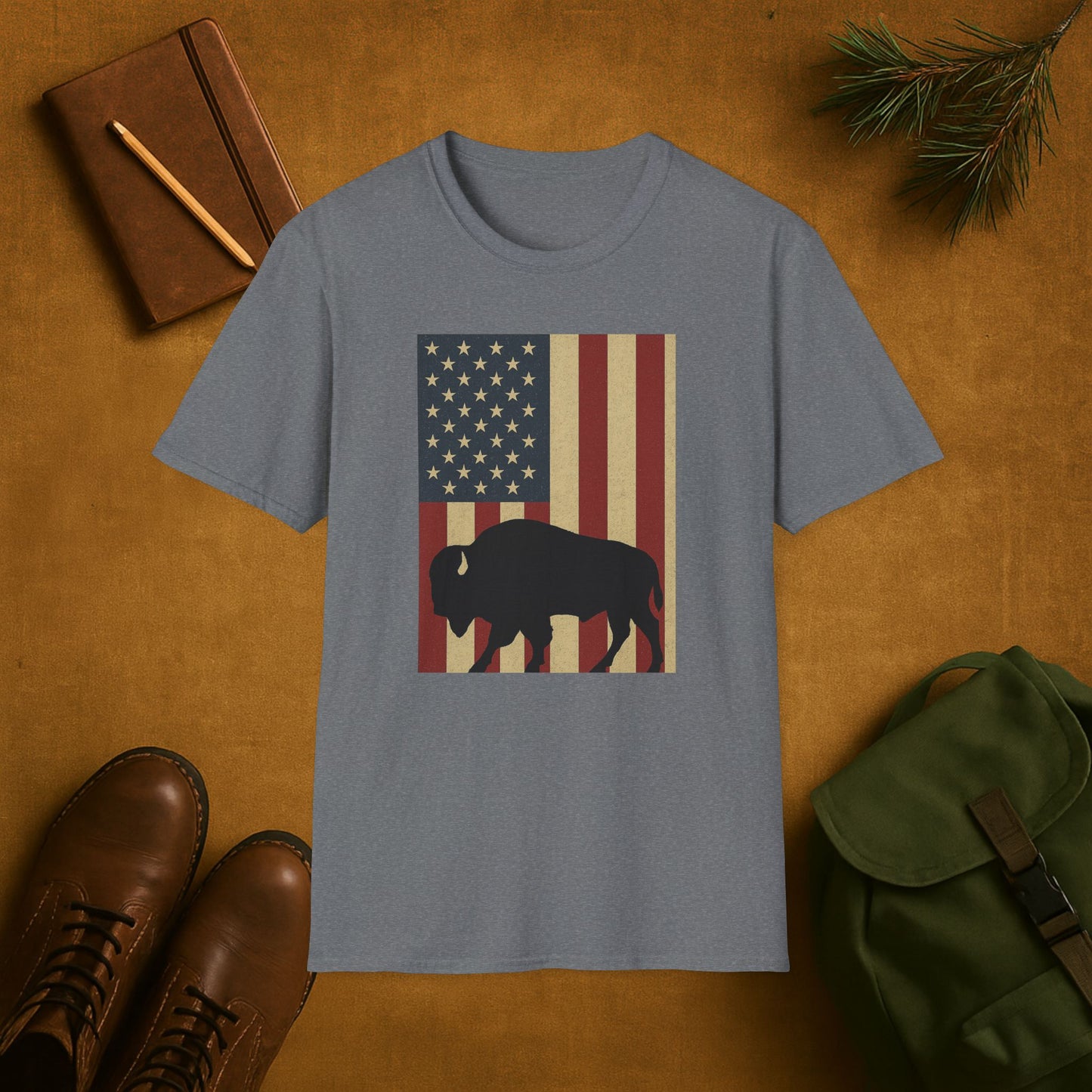 Old Glory Buffalo T-Shirt