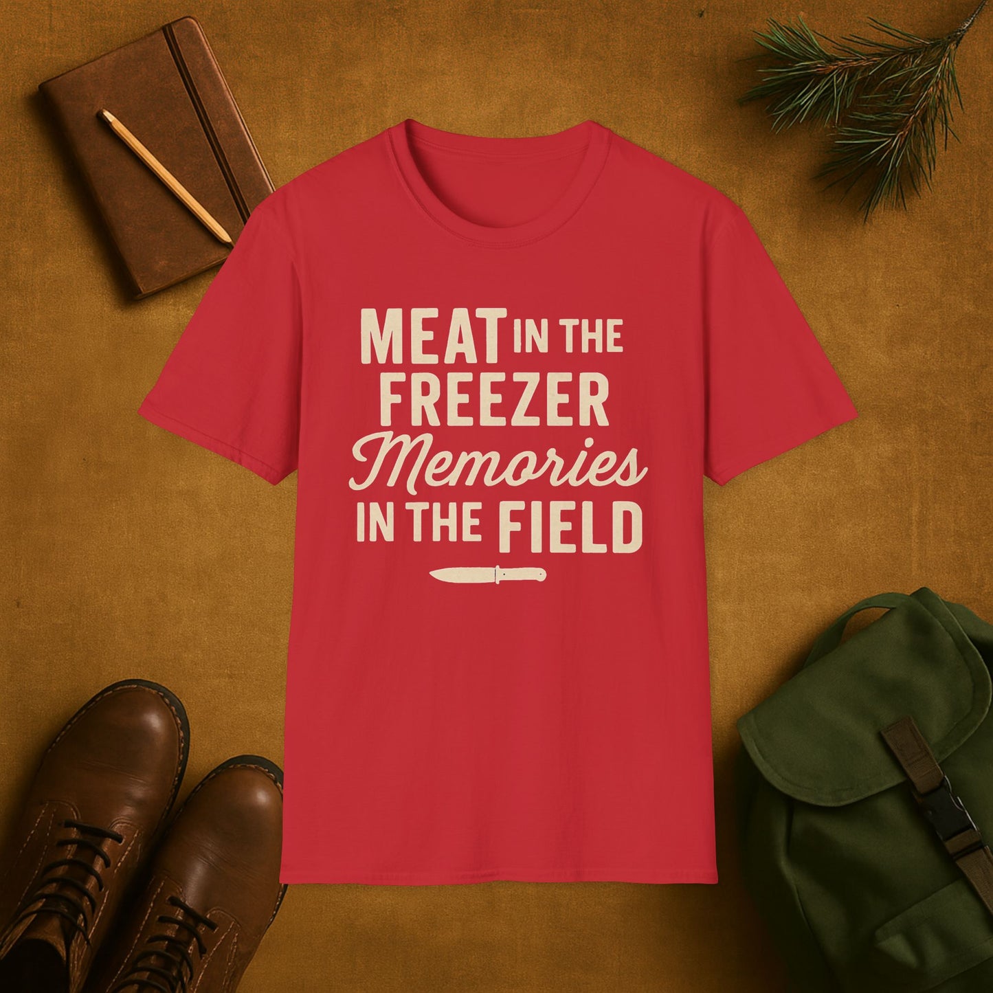 Meat in the Freezer- Memories in the Field T-Shirt