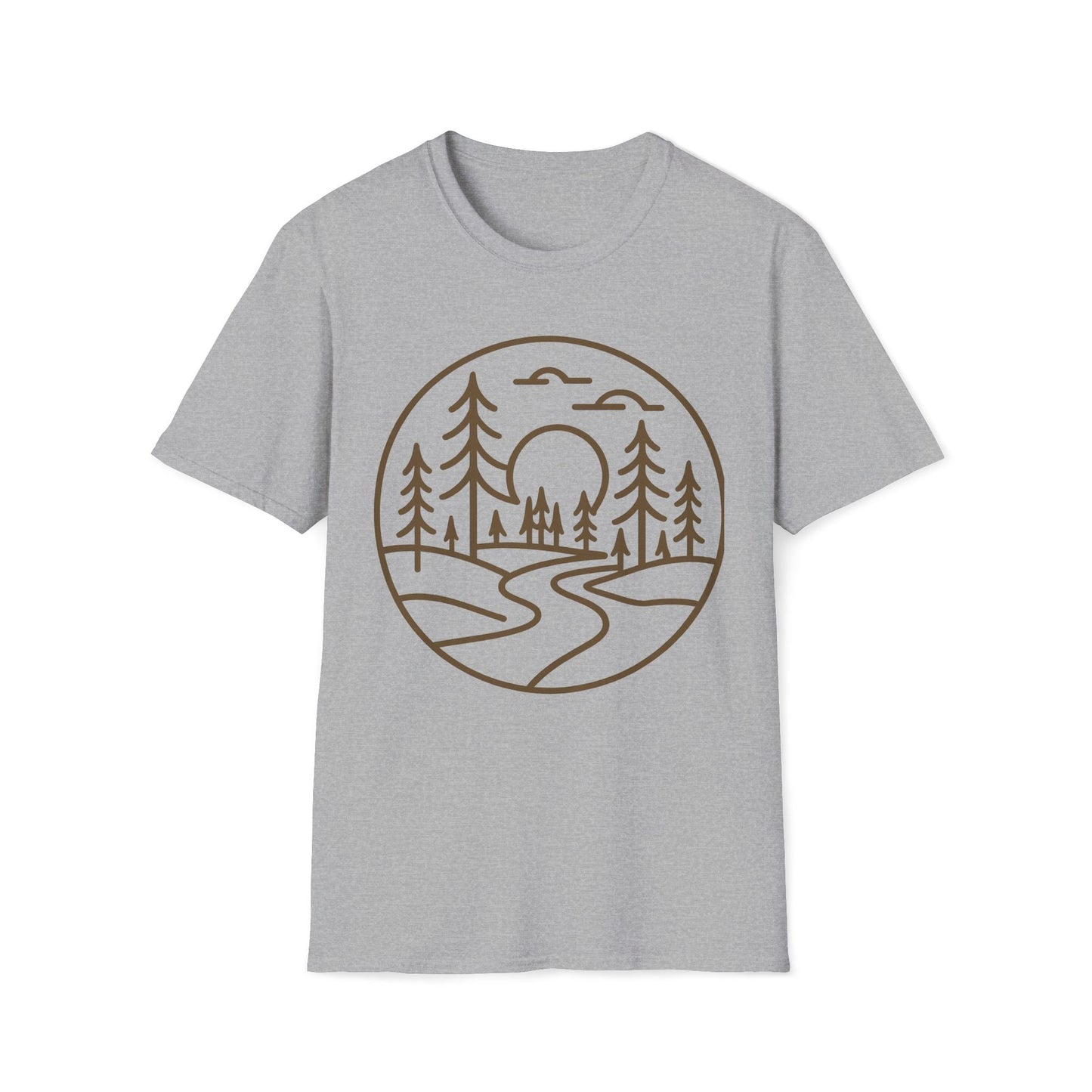 Sunset Pines Minimalist T-Shirt