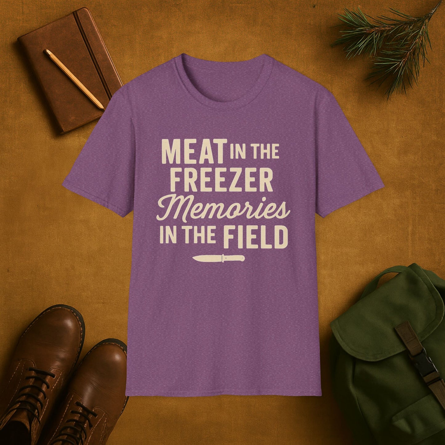 Meat in the Freezer- Memories in the Field T-Shirt