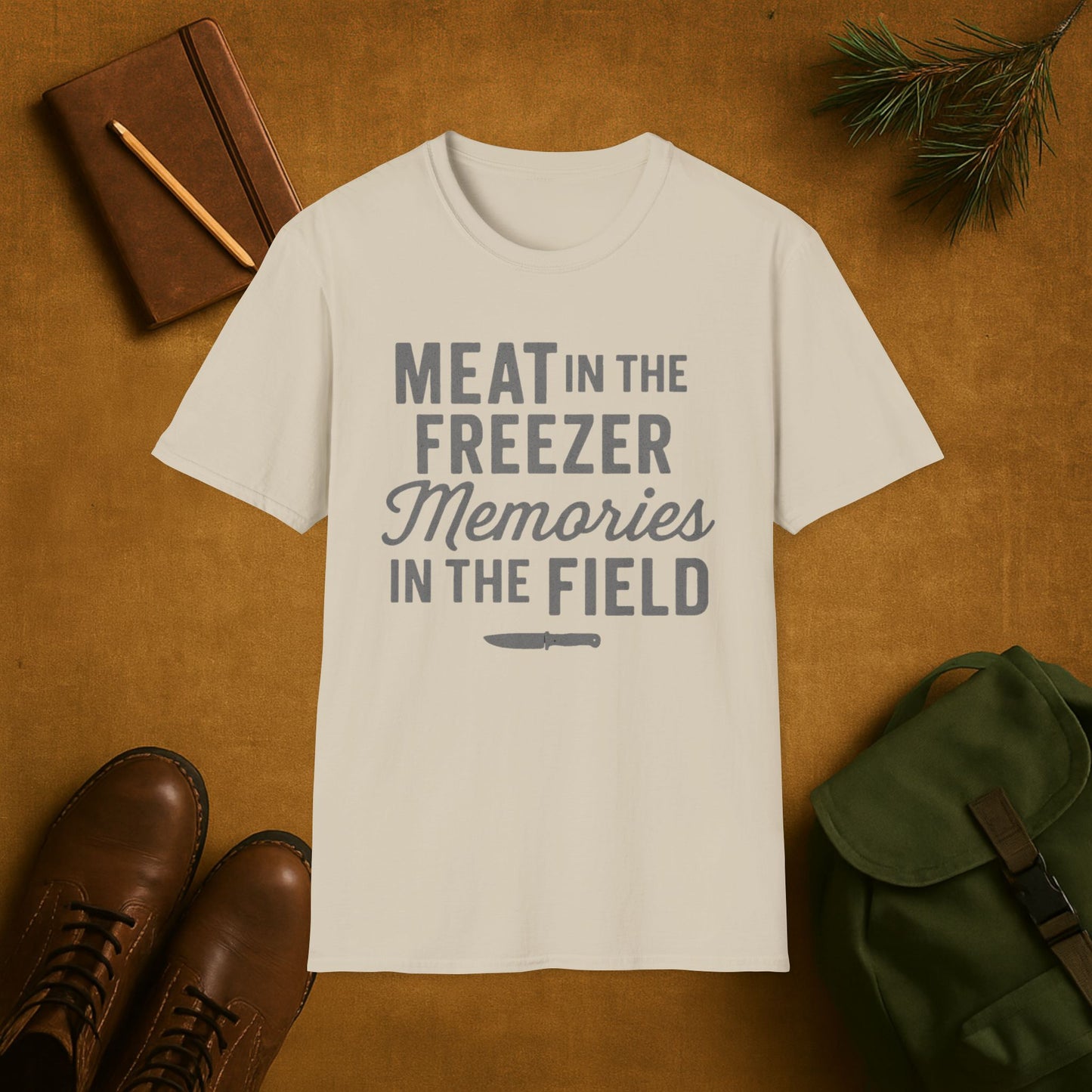 Meat in the Freezer- Memories in the Field T-Shirt