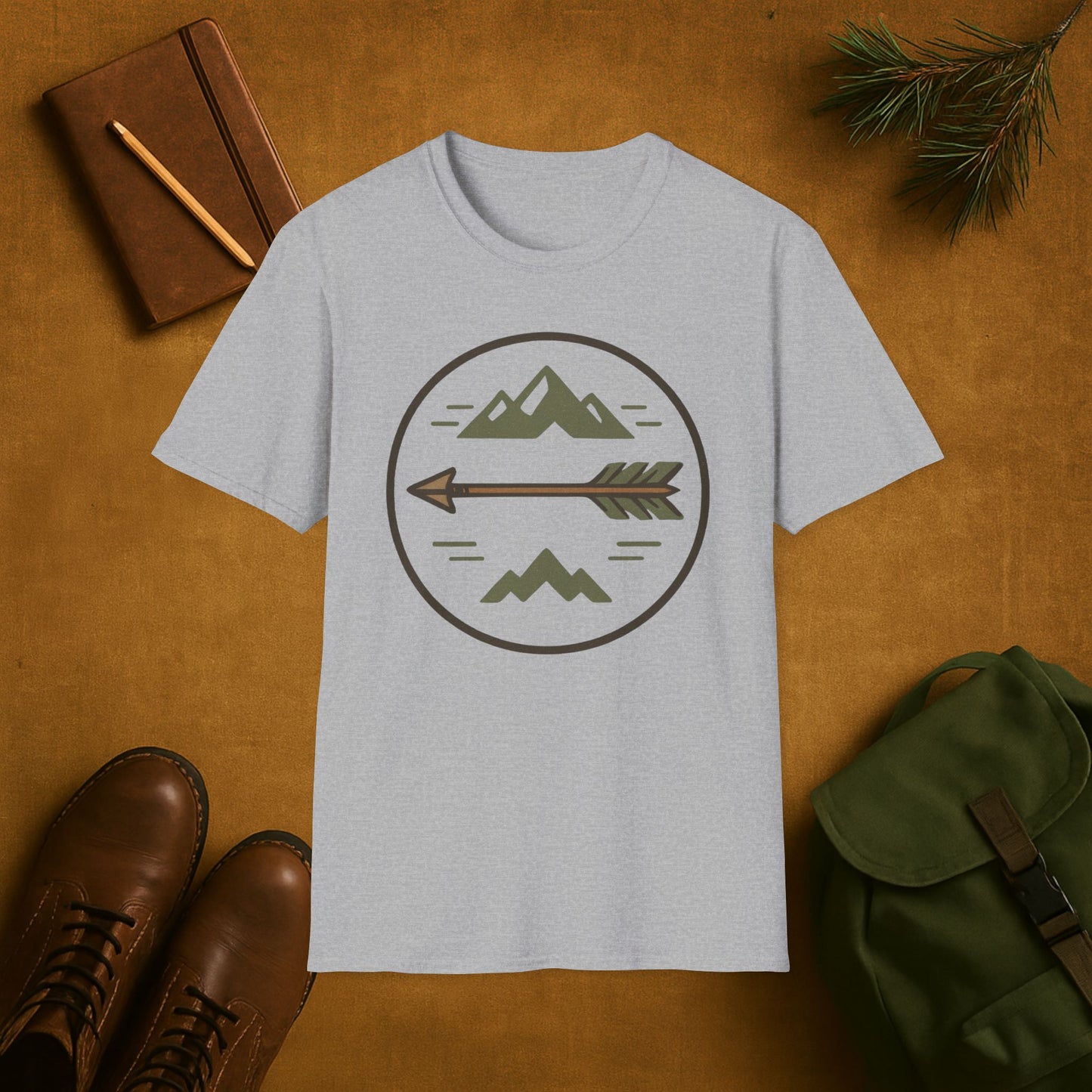 Arrow and Mountain Adventure T-Shirt