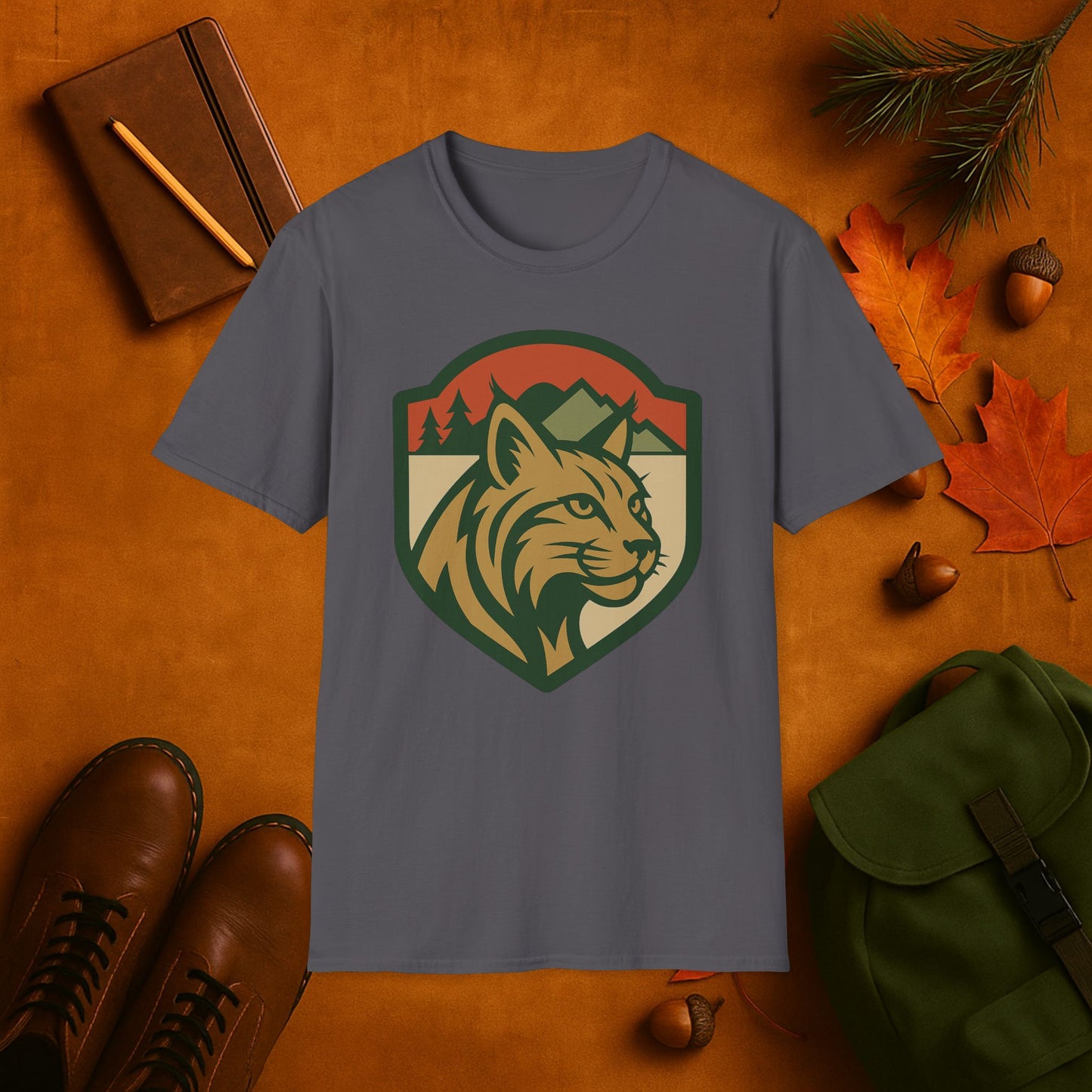Lynx Fall Badge T-Shirt